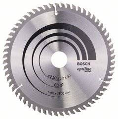 PIŁA TARCZOWA BOSCH OPTILINE 210x2,8x30 Z60  2608641190