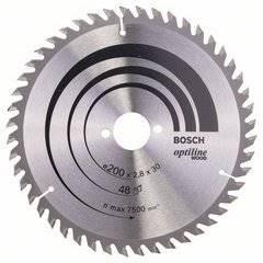 PIŁA TARCZOWA BOSCH OPTILINE 200x2,8x30 Z48  2608640620