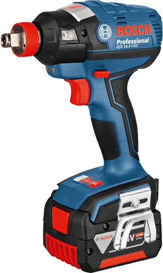 KLUCZ UDAROWY BOSCH GDX 14,4V-EC FULL  1/2"+1/4" 2x4,0Ah