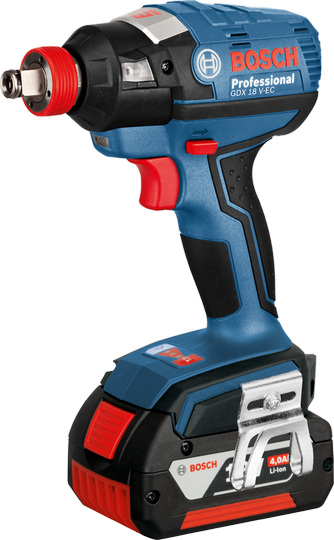 KLUCZ UDAROWY BOSCH GDX 18V-EC 1/2"+1/4" 2x4,0Ah