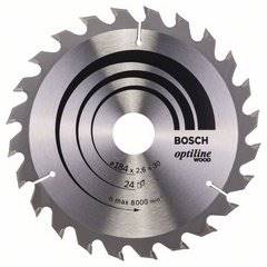 PIŁA TARCZOWA BOSCH OPTILINE 184x2,6x30 Z24 2608640610
