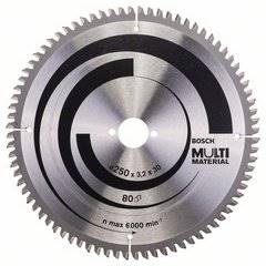 PIŁA TARCZOWA BOSCH MULTI-MATERIAL 250x3,2x30 Z80  2608640516