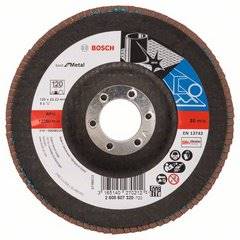 TARCZA DYSK LISTKOWY LAMELKA BOSCH BEST METAL WYG. 125 P120  2608607320
