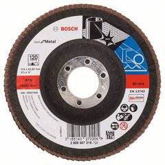TARCZA DYSK LISTKOWY LAMELKA BOSCH BEST METAL WYG. 115 P120  2608607319