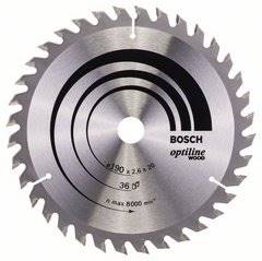 PIŁA TARCZOWA BOSCH OPTILINE 190x2,6x20/16 Z36 2608640613