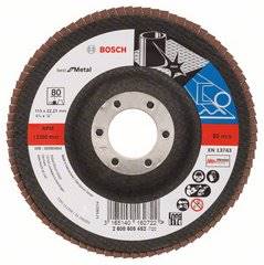 TARCZA DYSK LISTKOWY LAMELKA  BOSCH BEST METAL WYG. 115 P80 2608605452