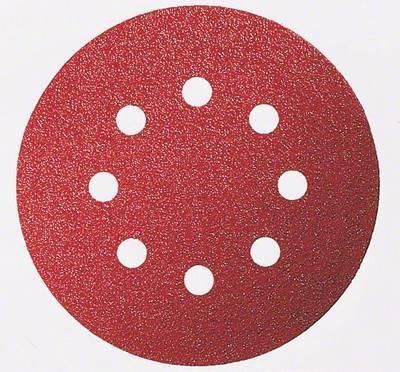 Papier ścierny krążek do szlifierki   RW D-125mm GR. 40 5SZT.  BOSCH 2608605640