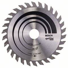 PIŁA TARCZOWA BOSCH OPTILINE 130x2,4x20/16 Z30  2608640583