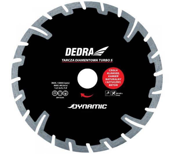 TARCZA DIAMENTOWA TURBO S 115mm Dynamic DEDRA  HP2131