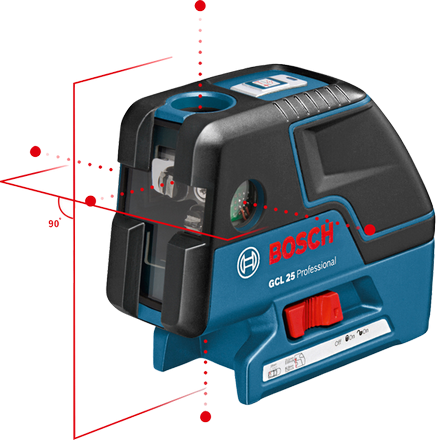 LASER KRZYŻOWY I PUNKTOWY BOSCH GCL25