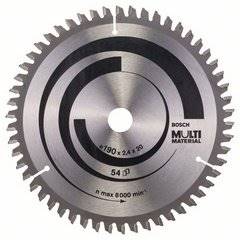 PIŁA TARCZOWA BOSCH MULTI-MATERIAL 190x2,4x20 Z54  2608640508