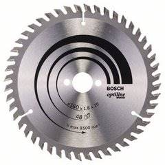 PIŁA TARCZOWA BOSCH OPTILINE 160x1,8x20/16 Z48  2608641172