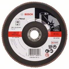 TARCZA DYSK LISTKOWY LAMELKA BOSCH BEST METAL WYG. 180 P80  2608606739