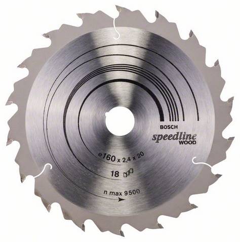 PIŁA TARCZOWA BOSCH SPEED-LINE 160x2,4x20 Z18  2608640787