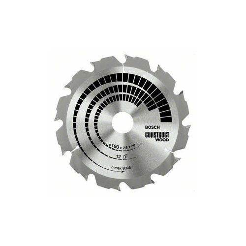 PIŁA TARCZOWA BOSCH CONST.WOOD 190x30 Z12