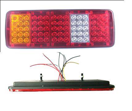 LAMPA TYLNA ZESP 5-SEG  L/P LED 12V-24V, KABEL 