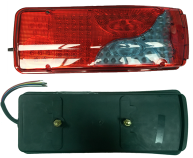 LAMPA TYLNA ZESP (P) LED,  MAN TGA, KABEL 