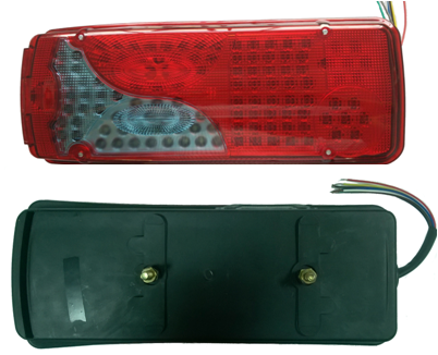 LAMPA TYLNA ZESP (L) LED,  MAN TGA, KABEL  