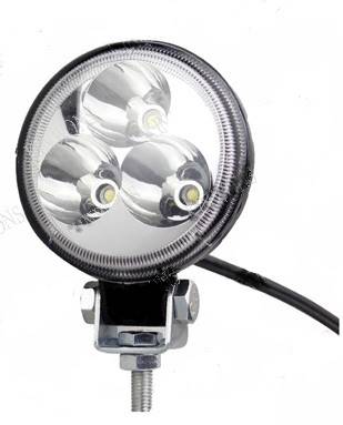 LAMPA ROBOCZA OKRĄGŁA 3 LED 9W 10-32V H