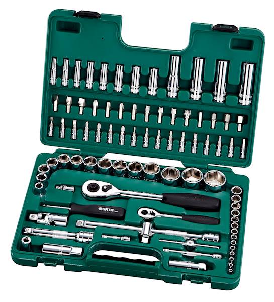 KLUCZE NASADOWE 86 SZT KPL.1/4" 1/2" METR.