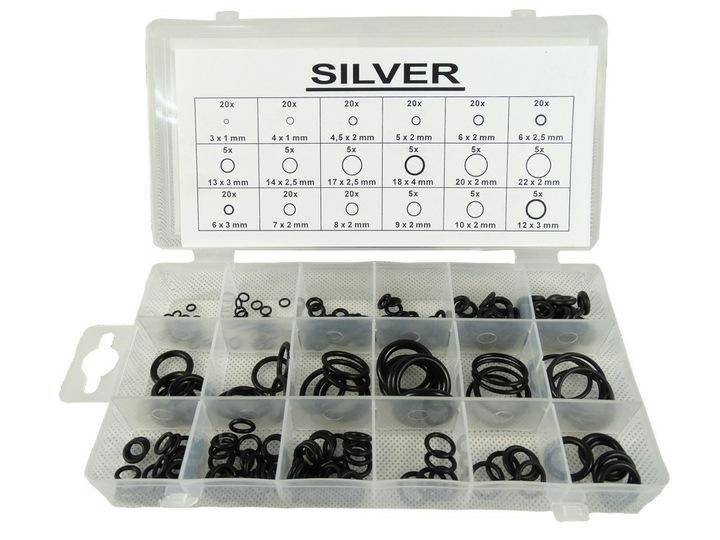 ZESTAW ORINGÓW 270 szt. SILVER