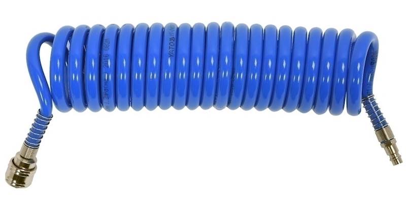 WĄŻ PNEUMATYCZNY SPIRALNY 8 mm x12 mm x 5 m YATO