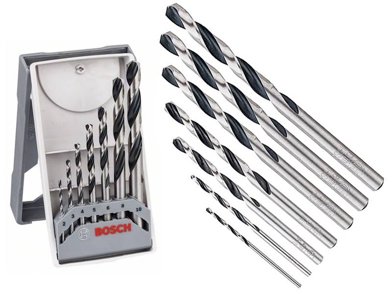 WIERTŁA DO METALU KPL. 7 szt. BOSCH