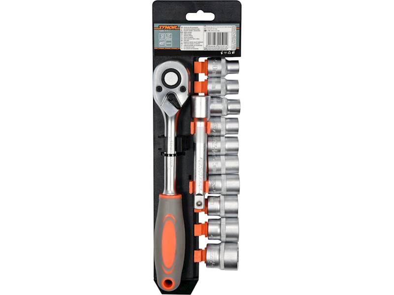 KLUCZE NASADOWE 12 SZT. 1/2"  KPL. GRZECH