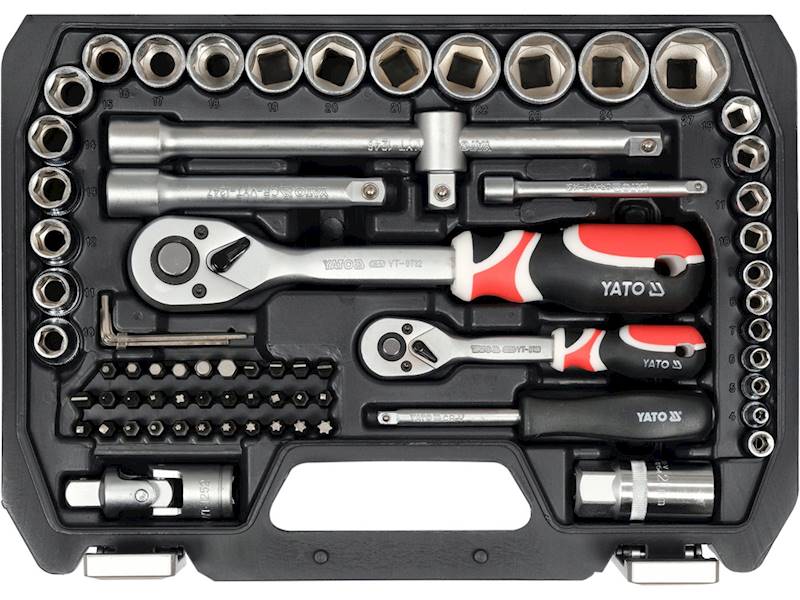 KLUCZE NASADOWE 72 SZT.KPL1/2", 1/4"  