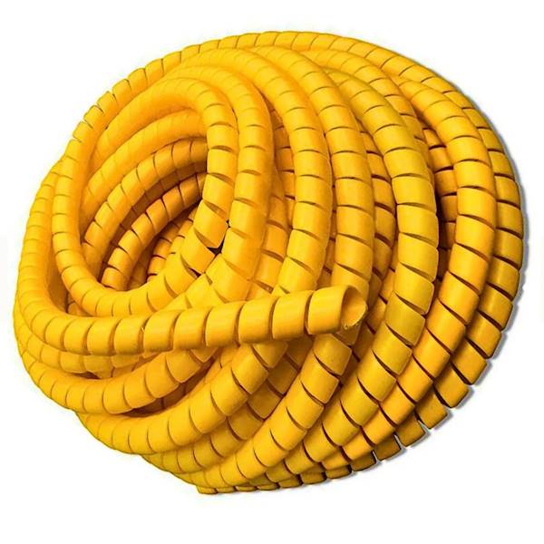 OSŁONA SPRĘŻYNOWA - SPIRALNA PCV 8-10 mm ŻÓŁTA