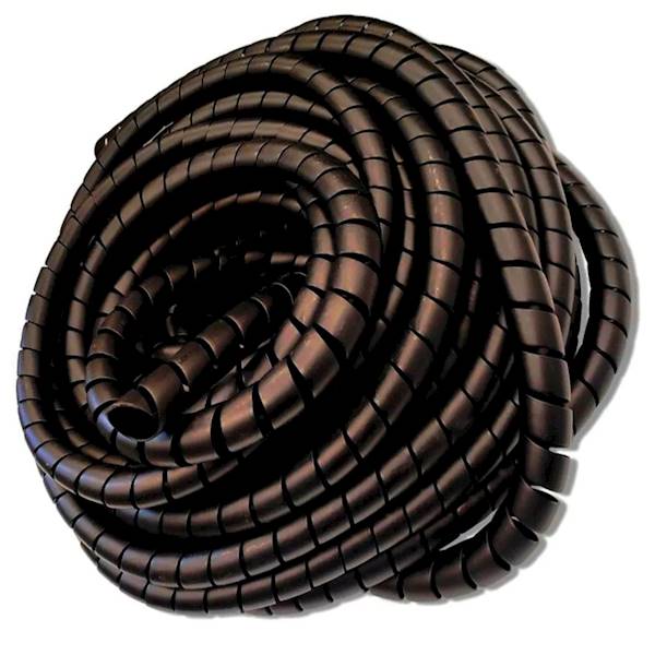 OSŁONA SPRĘŻYNOWA - SPIRALNA PCV 16-22 mm CZARNA