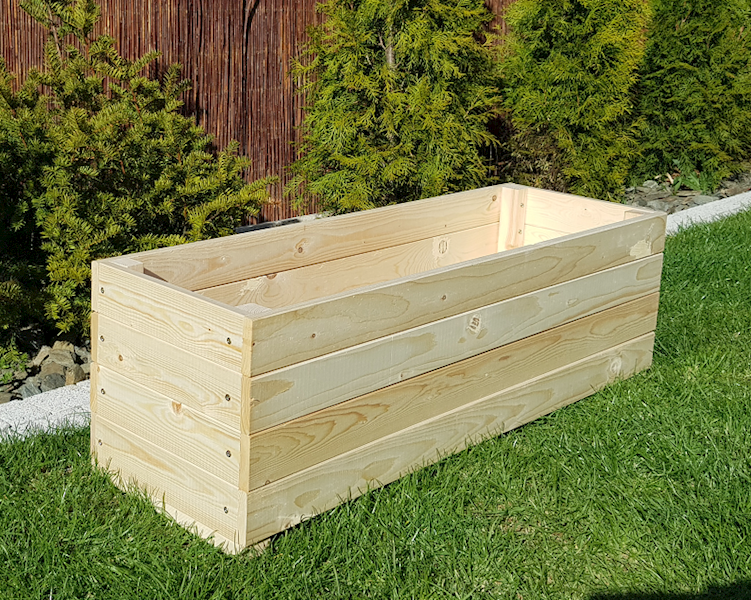 Donica Drewniana Iza 4 Z Wkladem 30x93cm