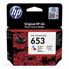 TUSZ ORYGINAŁ HP 653 KOLOR
