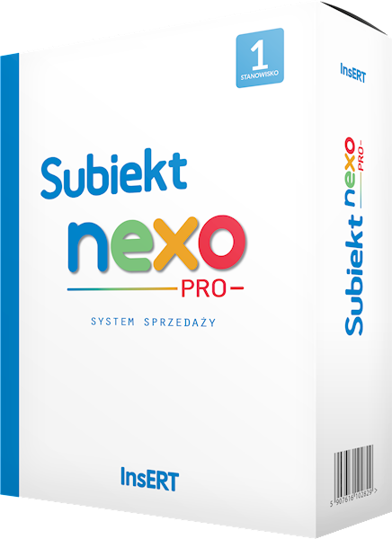 PROGRAM SUBIEKT NEXO PRO 1 STANOWISKO
