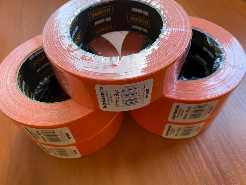 Taśma tynkarska pomarańczowa PVC 38mmx50m K