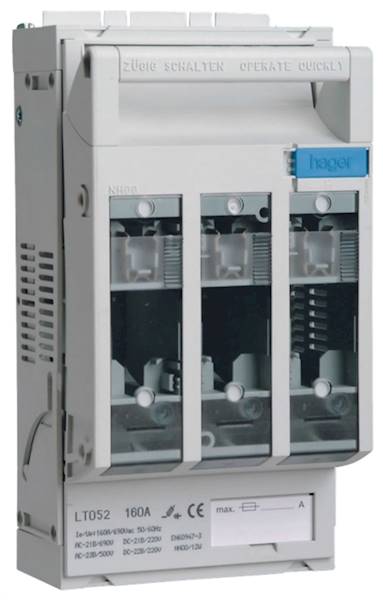 LT rozłącznik bezpiecz. NH00 3P 160A 690VAC płyta/