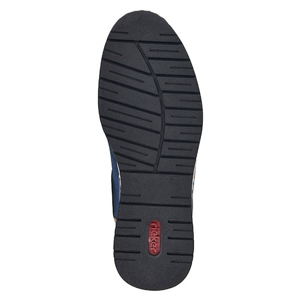 RIEKER B5129-14 GRANAT BIAŁY CZERWONY • Rozm. M.: 40