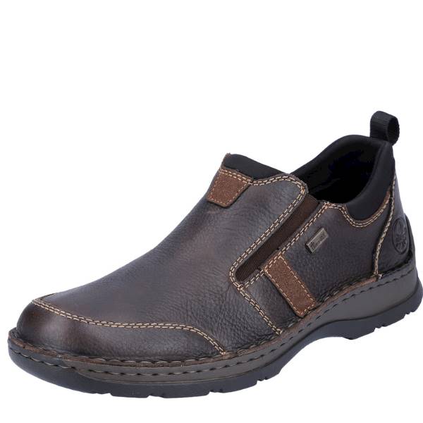 RIEKER 05355-25- BRĄZOWO CZARNY • Rozm. M.: 42