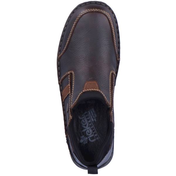 RIEKER 05355-25- BRĄZOWO CZARNY • Rozm. M.: 42