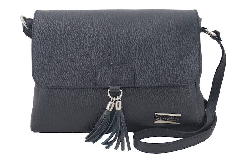 925 LISTONOSZKA SKÓRZANA CZARNA