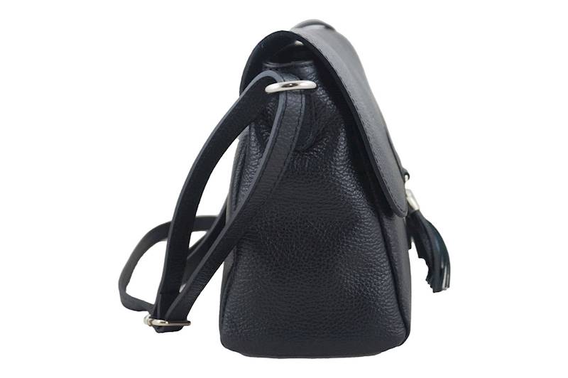 925 LISTONOSZKA SKÓRZANA CZARNA