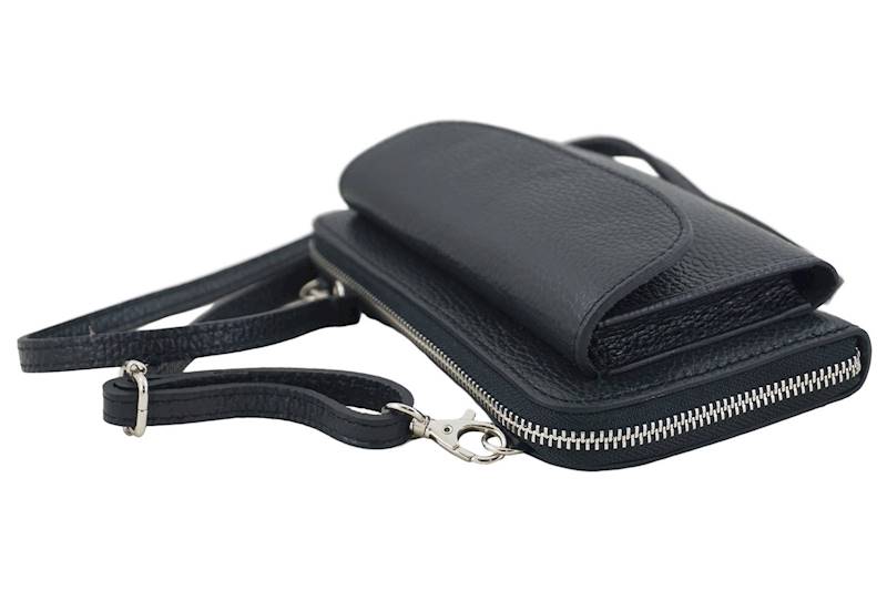 909 ETUI NA TELEFON z PORTFELEM CZARNY
