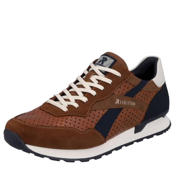 RIEKER U0302-24 RUDO GRANATOWY • Rozm. M.: 44