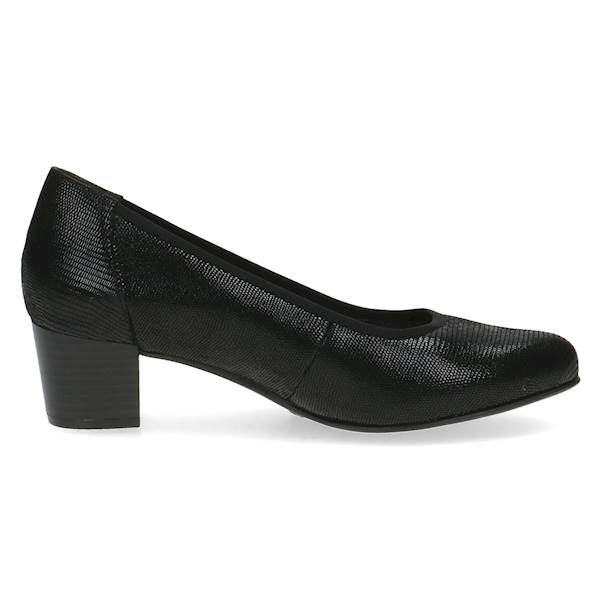 CAPRICE 9-22308-41-010 CZARNY reptile • Rozm. D.: 38