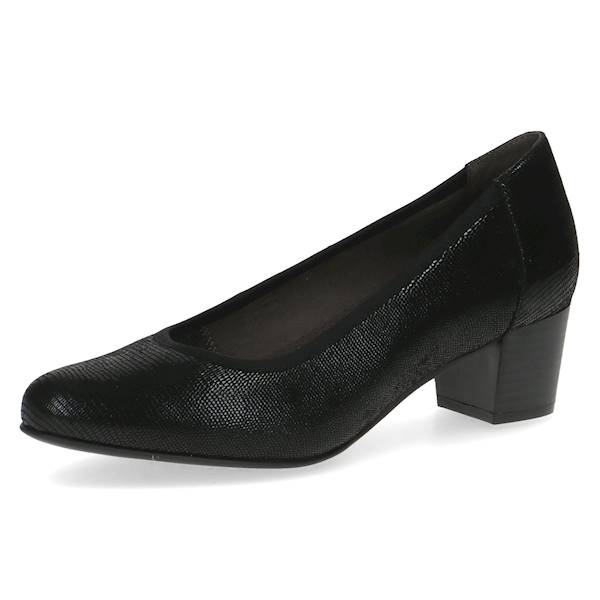 CAPRICE 9-22308-41-010 CZARNY reptile • Rozm. D.: 38