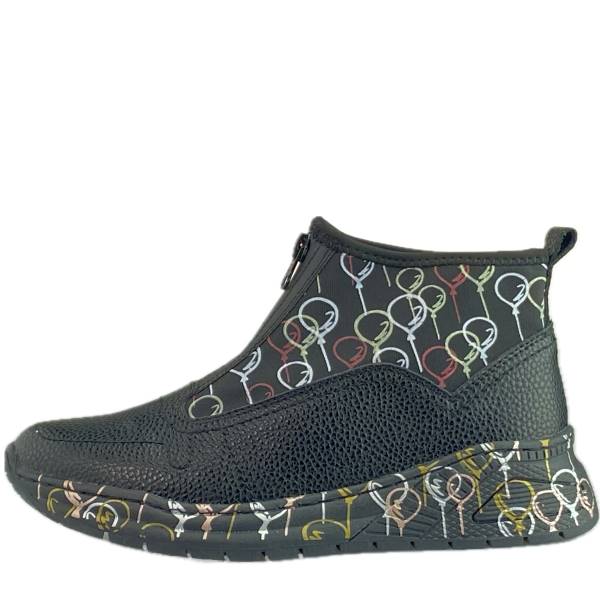 SOKOLSKI SNEAKERSY KEN Z24-349 CZARNY BALONY