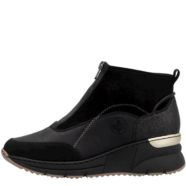RIEKER N6361-00 CZARNY MIX