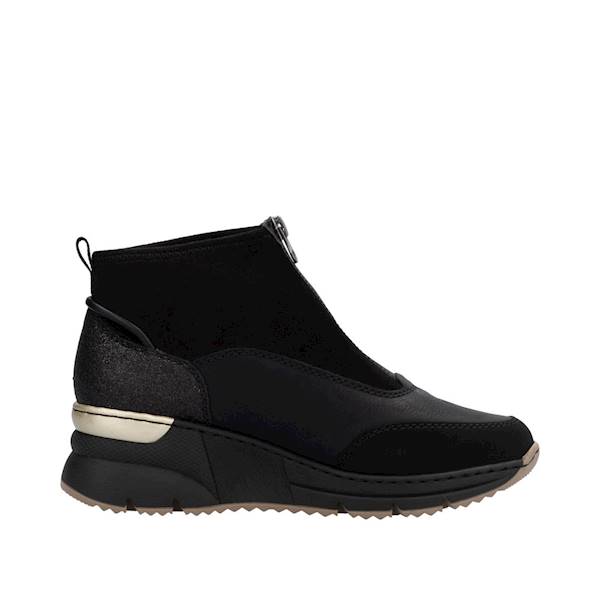RIEKER N6361-00 CZARNY MIX • Rozm. D.: 37