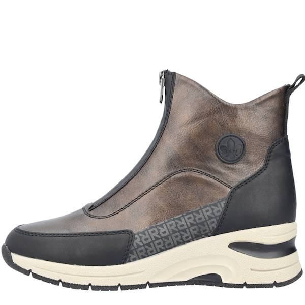 RIEKER N9381-60 czarny ANTIK