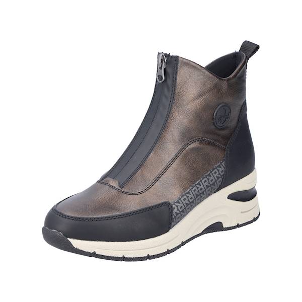RIEKER N9381-60 czarny ANTIK • Rozm. D.: 38